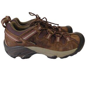 KEEN Womens Targhee 2 Hiking Boots Size 9 Low Top Brown Purple
